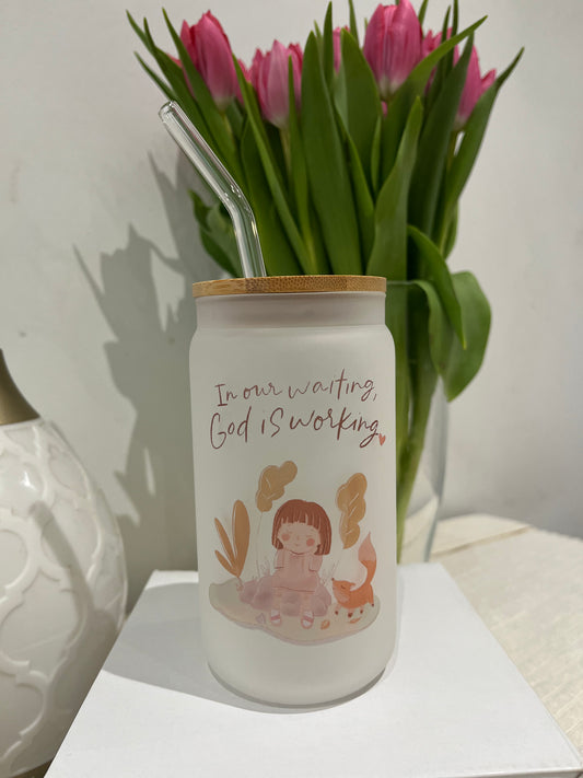 Rooted in Faith Glass Tumbler