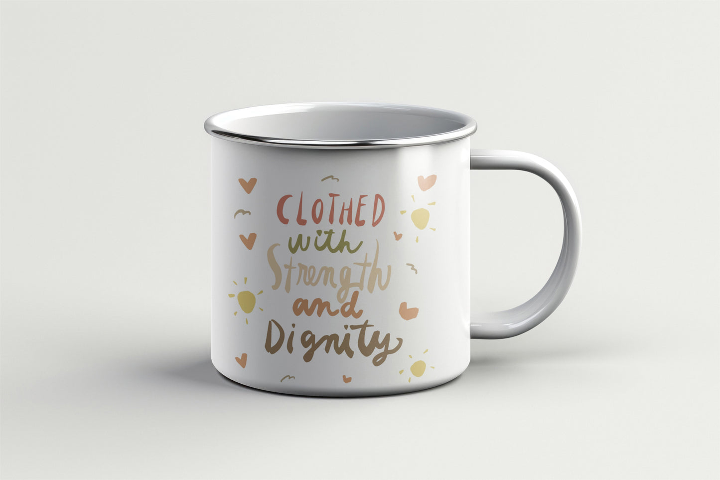 The Letterer Enamel Mug