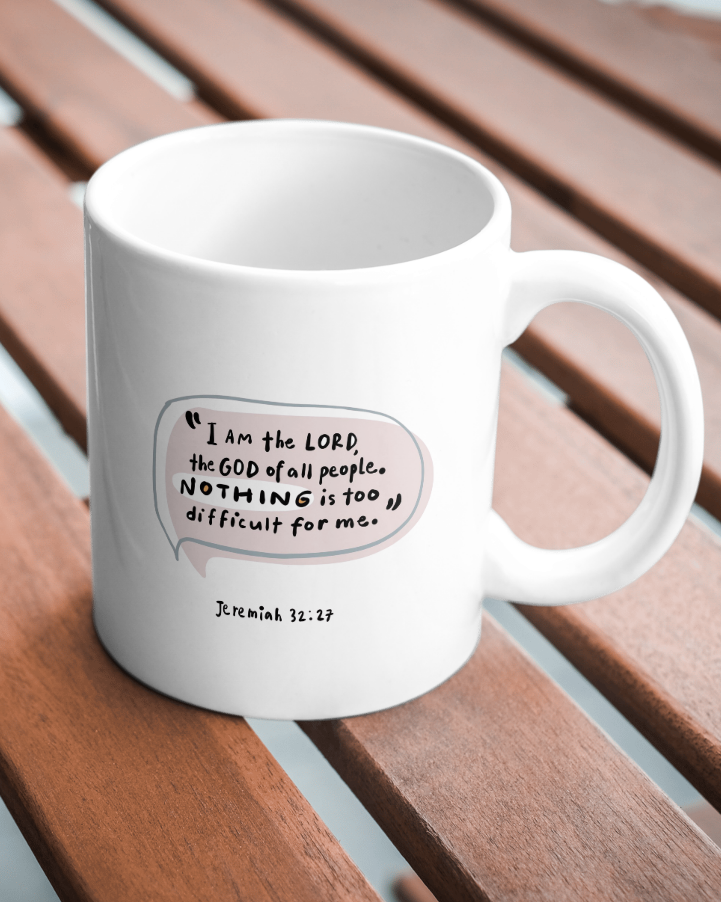 The Letterer Faith-Inspired Classic Mug