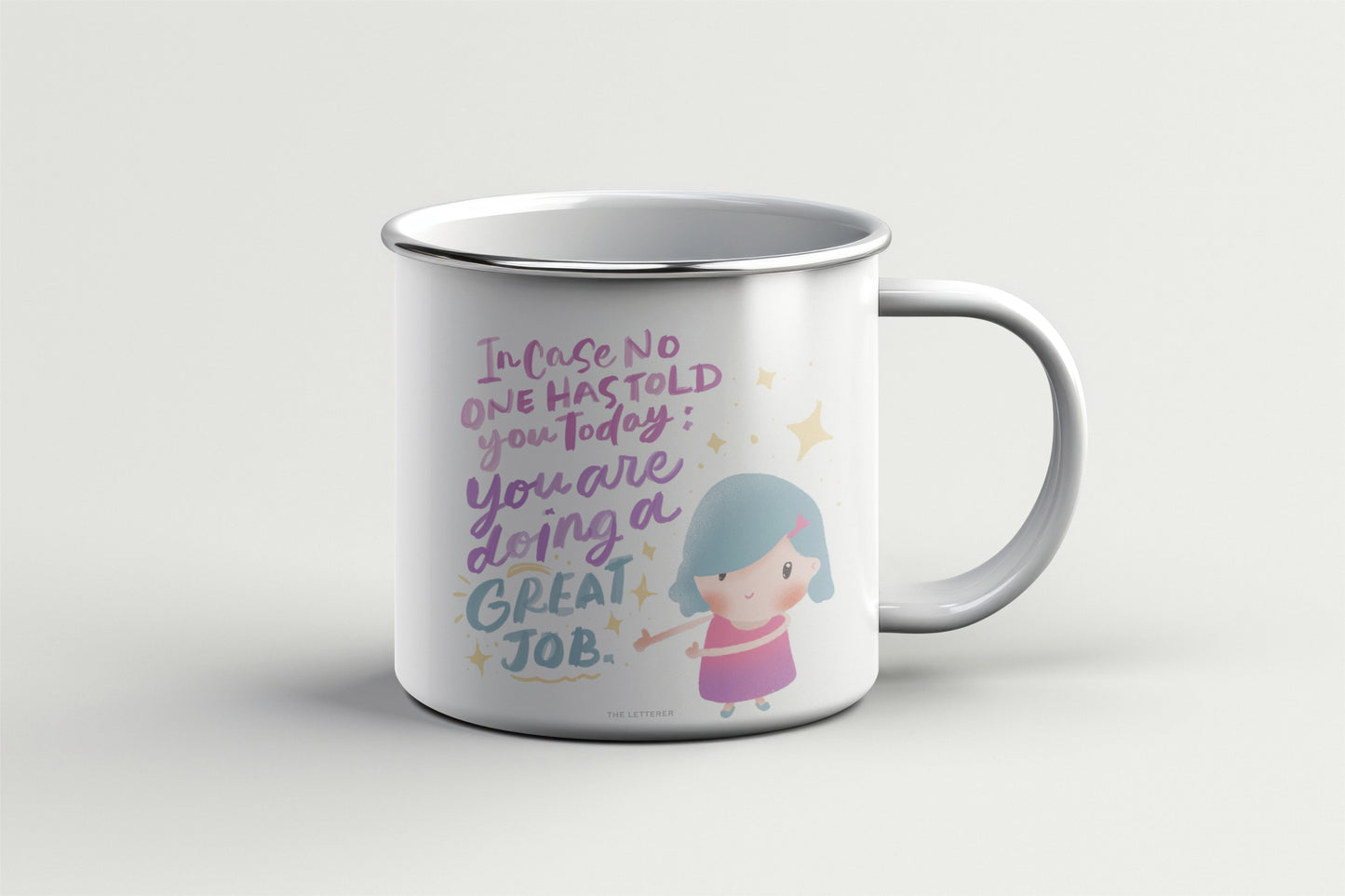 The Letterer Enamel Mug