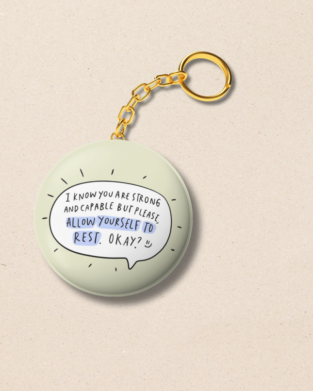 The Letterer Acrylic Keychain