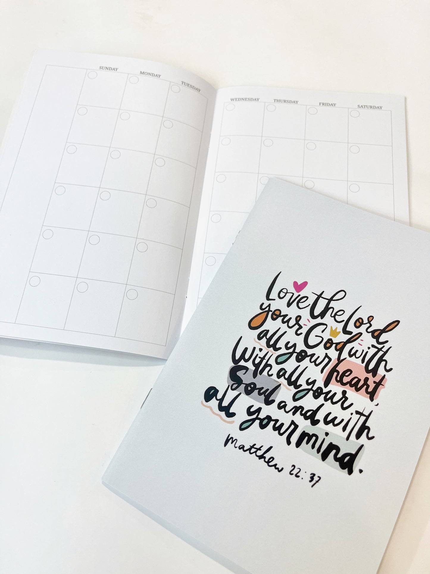 Monthly On The Go- Undated Planner (Thin)