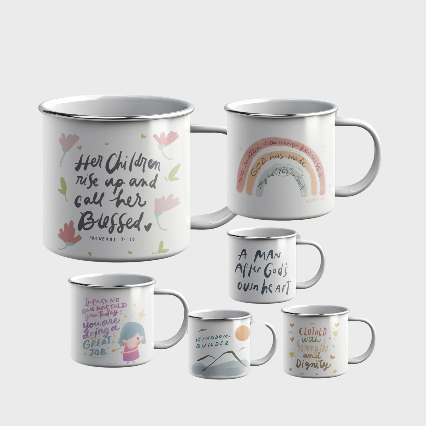 The Letterer Enamel Mug