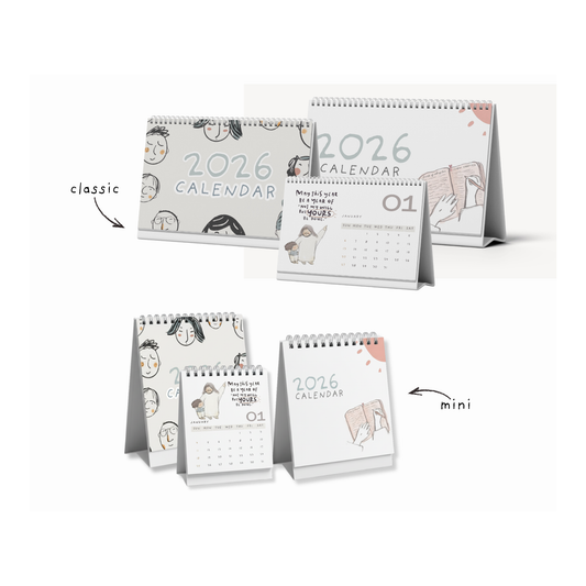 The Letterer Calendar – Classic & Mini